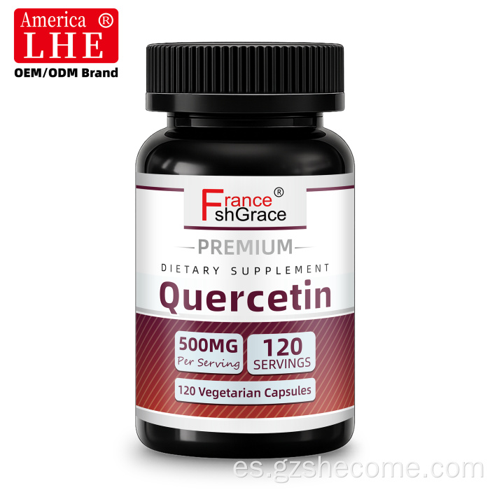 Shecome Quercetina Cápsulas Apoyo Inmunológico Antioxidante